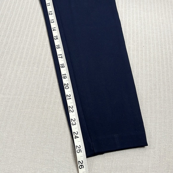 J.Crew Black Label Pixie Ponte Stretch Pants Size L NWT Navy Blue - Picture 7 of 12